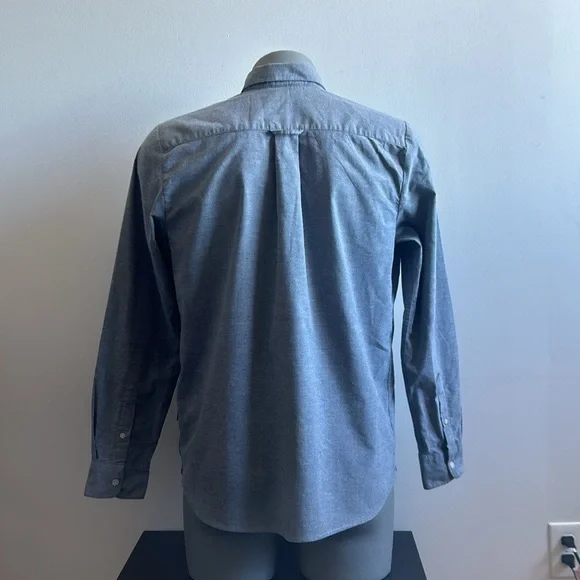 Grey Volcom Button Down Shirt Large - Picture 3 of 6